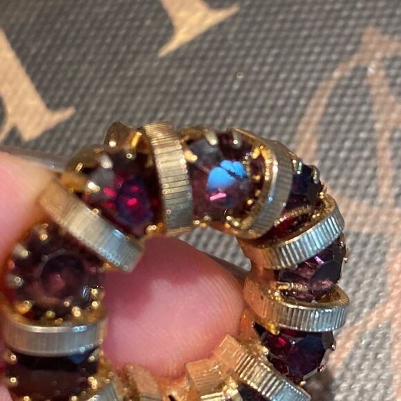 Vintage Faux Ruby Brooch - Picture 4 of 6
